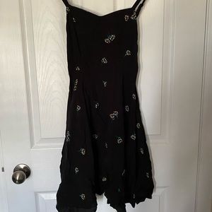 Old Navy black dress with flowers!